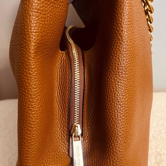 Michael Kors Tan Leather Shoulder Bag - Picture 2 of 2